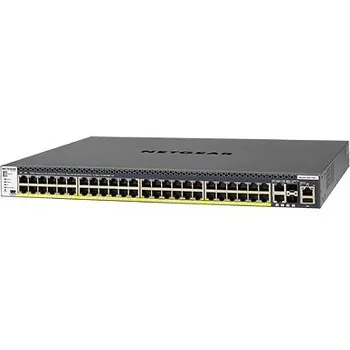 NETGEAR GSM4352PB-100NES — SWITCH - GSM4352PB-100NES - 1U - WIRED - 10GBPS - NETWORKING / PORTS QTY: 55 - G