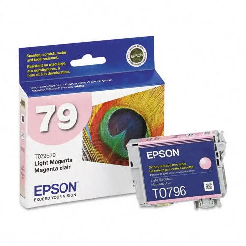 EPSON EPS T079620 — Epson 79 Ink Cartridge - Inkjet - Light Magenta - 1 Each
