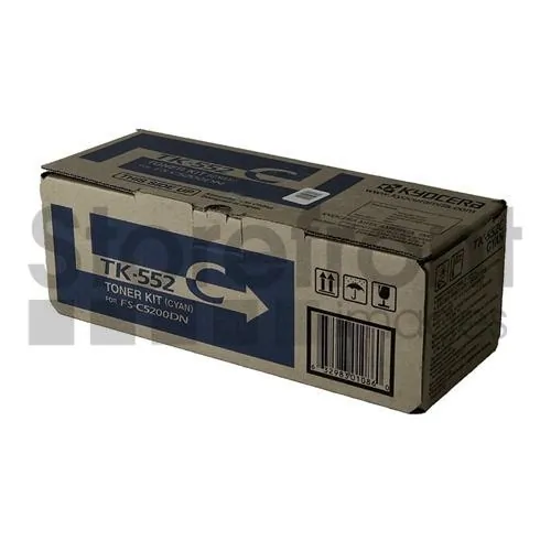 KYOCERA 1T02HMCUS0 — TK 552C TONER CARTRIDGE - CYAN - 6000 PG