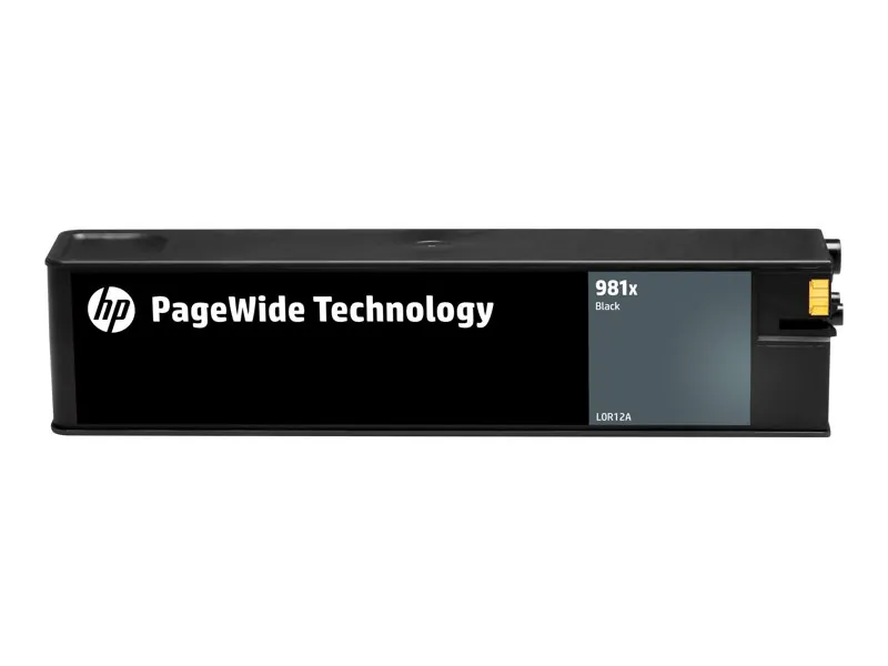 HP HEWL0R12A — HP 981X - High Yield - black - original - PageWide - ink cartridge - for PageWide Enterprise Color MFP 586, PageWide Managed Color E55650 HP 981X