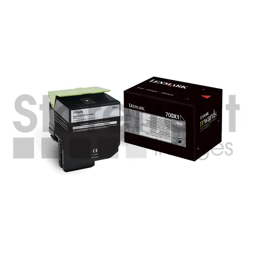 Lexmark 70C0X10 — LEXMARK 70C0X10 BLACK TONER CARTRIDGE FOR USE IN CS/CX510 ESTIMATED YIELD 8K