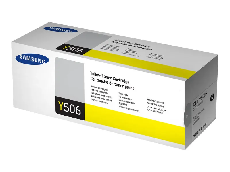 SAMSUNG CLT-Y506S — Samsung Toner, CLT-Y506S, Yellow, 1,500 pg yield