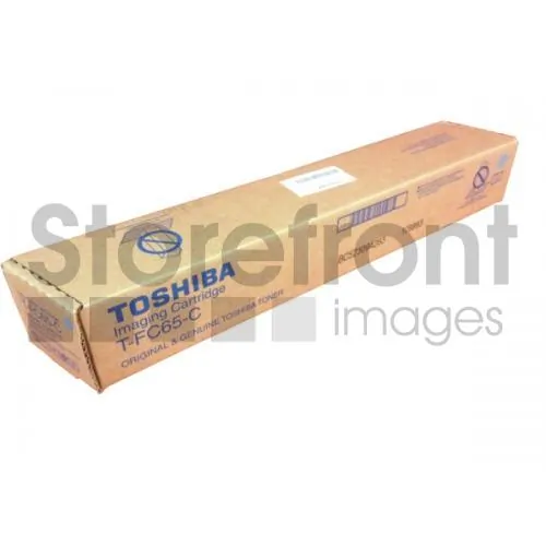TOSHIBA TOSTFC65C — TOSHIBA CYAN TONER CARTRIDGE FOR USE IN ESTUDIO 5540C 6550C ESTIMATED YIELD 29,5