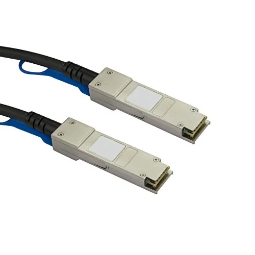 STARTECH QSFP40GPC5M — MSA Uncoded Compatible 5m 40G QSFP+ to QSFP+ Direct Attach Cable - 40 GbE QSFP+ Copper DAC 40 Gbps Low Power Passive Twinax - QSFP+ Direct-Attach Twinax cable complies w/ MSA industry standards - Copper Twinax Cable length: 5 m - Copper QSFP+ cables use cost effective copper compared to fiber - SFP cable low power consumption: < 0.1 W - Copper DAC cable is hot-swappable