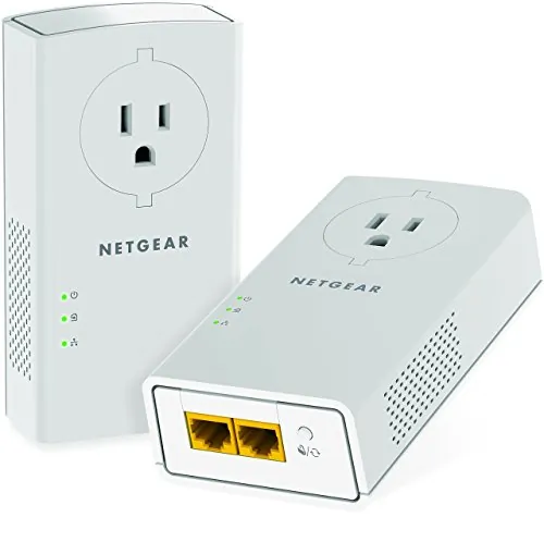 NETGEAR PLP2000-100PAS — POWERLINE 2000 + EXTRA OUTLET