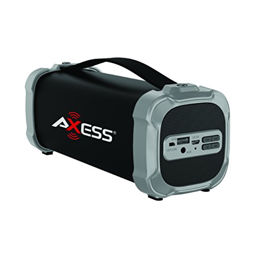AXESS SPBT1073GY - Axess Indooroutdoor Bluetooth Media Speaker 3.5mm Line-in Ja