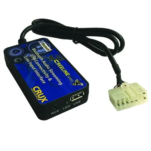 CRUX BTSTY1 — CRUX Bluetooth Interface for 1998-2011 Toyota Vehicles