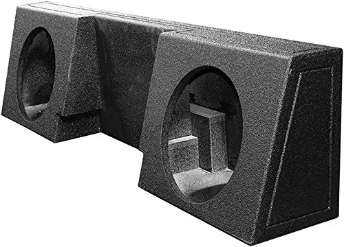 Qpower QBGMC102007SCAB — QBOMB Dual 10" Sealed Sub Box for GM Single Cab Trucks