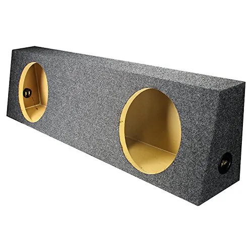 Qpower QHD212TRUCK — Qpower Heavy Duty Dual 12-Inch Truck Subwoofer Enclosure