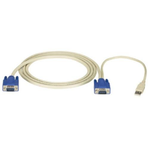 BLACK BOX CORPORATION EHN9000U-0006 — KVM CPU CABLE - VGA, USB, 6-FT. (1.8-M)
