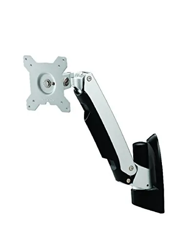 AMER NETWORKS AMR1AW — SINGLE LINK SPRING CANTILEVER ARTICULATING MONITOR WALL MOUNT. FEATURES INCLUDE