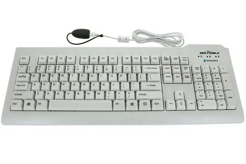 SEAL SHIELD SSWKSV207L — SEAL CLEAN WATERPROOF KEYBOARDS ARE 100% WATERPROOF & DISHWASHER-SAFE. IPX8-CERT