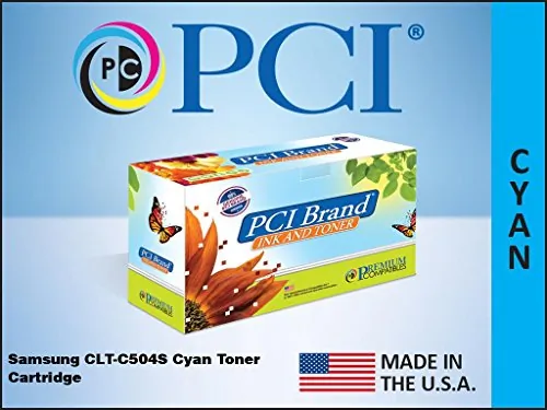 PCI CLTC504S-PCI — PCI BRAND COMPATIBLE HP SU029A / SAMSUNG CLT-C504S CYAN TONER CARTRIDGE 1.8K YIE