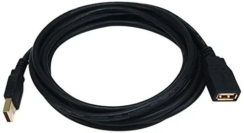 Monoprice 5434 — USB 2 A M/ A FEM EXTEN 28/24AWG CBL10FT