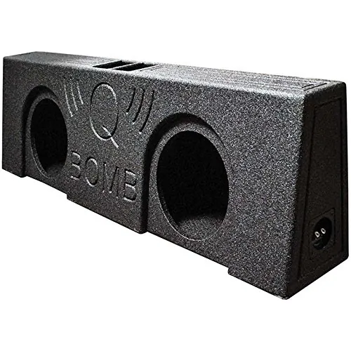 Qpower QBTRUCK212V — Qpower Dual 12-Inch Vented Subwoofer Enclosure for Trucks