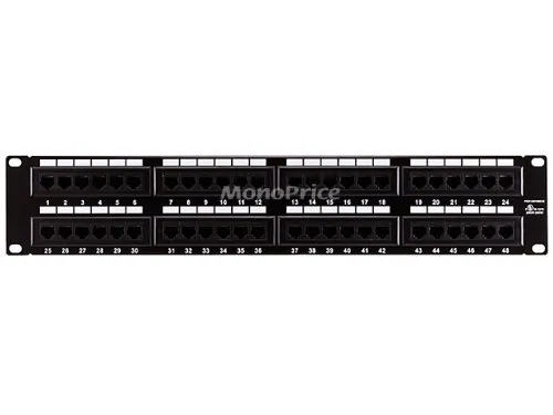 Monoprice 7305 — CAT6 PATCH PANEL 110 TYPE 48 PORT