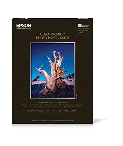 EPSON S041913 — Premium Laser Photo Paper 8.5x11 - 250 Sheets
