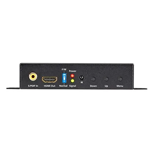 BLACK BOX CORPORATION AVSC-VIDEO-HDMI — COMPONENT/COMPOSITE-TO-HDMI SCALER AND CONVERTER WITH AUDIO