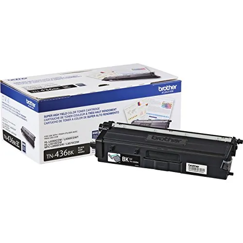 PCI TN-436BK-PCI — PCI BRAND COMPATIBLE BROTHER TN-436BK XXL BLACK TONER CARTRIDGE XXL 6.5K YLD FOR