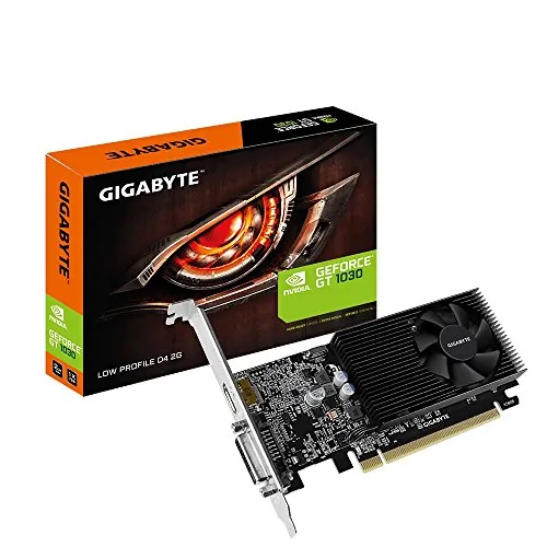 GIGABYTE GV-N1030D4-2GL — Gigabyte Video Card GV-N1030D4-2GL 2GB GeForce GT1030 DDR4 64bit DVI-D/HDMI Retail