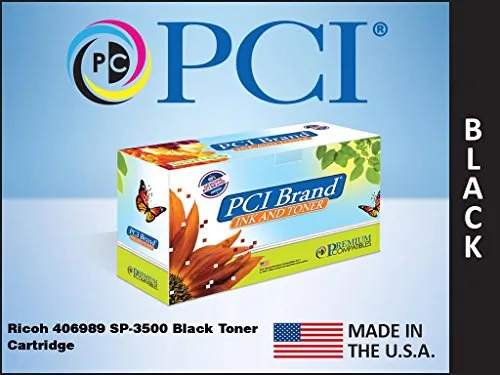 PCI 406989-PCI — PCI BRAND RICOH LANIER 406989 (RICOH 406990) TYPE SP-3500XA BLACK TONER CARTRIDG
