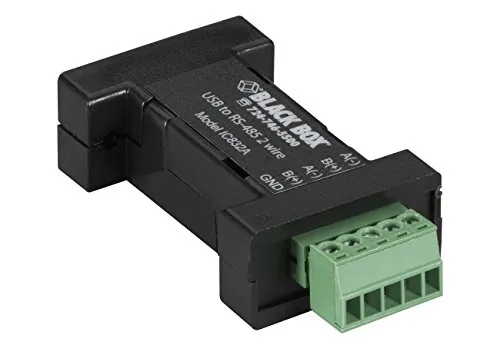 BLACK BOX CORPORATION IC832A — USB 2.0 TO RS485 2-WIRE CONVERTER - TERMINAL BLOCK, 1-PORT