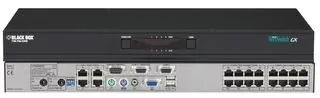 BLACK BOX CORPORATION KV0424A-R2 — KVM SWITCH - (1) LOCAL CONSOLE PORT + (4) USERS, (24) SERVERS, CATX