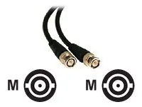 C2G 40025 — AV CABLE - BNC LEFT CONNECTOR - MALE LEFT GENDER - BNC RIGHT CONNECTOR - MALE RI