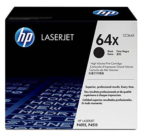 HP CC364X — HP 64X (CC364X) Toner Cartridge - Single Pack - Laser - 24000 Pages - Black - 1 Each