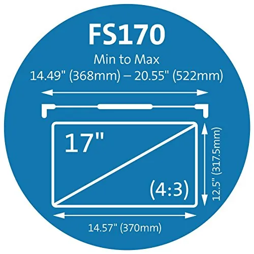 KENSINGTON K55776WW — Kensington Snap2 17" Privacy Screen Filter (4:3 Aspect Ratio)