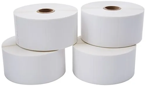 WASP 633808402501 — WASP THERMAL TRANSFER QUAD PACK - LABELS - 1 IN X 2 IN - 2300 LABEL QTY PER ROLL