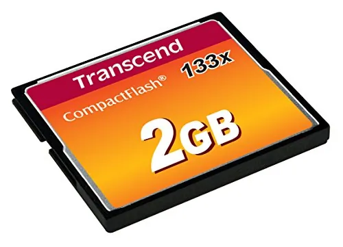 Transcend TS2GCF133 — COMPACTFLASH 133 - FLASH MEMORY TYPE: FLASH MEMORY CARD - FLASH MEMORY CAPACITY: