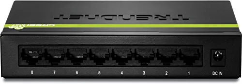 TRENDNET TEG-S80G — 8-PORT GIGABIT GREENNET MINI SWITCH (METAL)