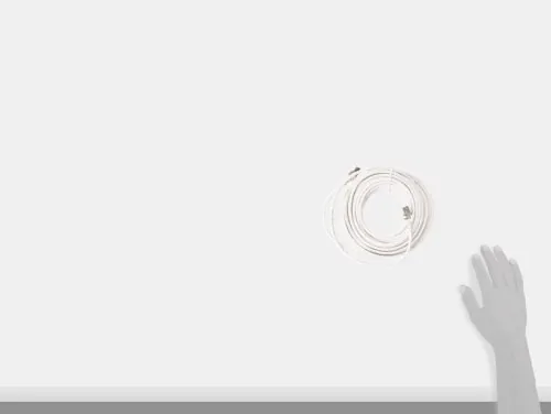 Belkin A3L980-50-WHT-S — BELKIN PATCH CABLE - UNSHIELDED TWISTED PAIR (UTP) - MALE LEFT GENDER - MALE RIG