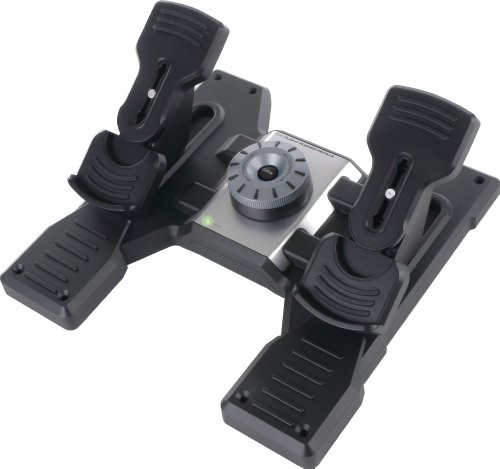 Logitech 945-000024 - Logitech Pro Flight Rudder Pedals for PC - Cable - USB - PC