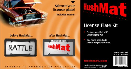 Hushmat 10600 - Hushmat License Plate Kit