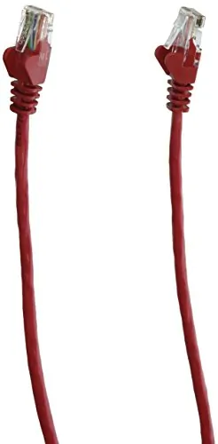 Belkin A3L791-20-RED-S — BELKIN PATCH CABLE - UNSHIELDED TWISTED PAIR (UTP) - MALE LEFT GENDER - MALE RIG
