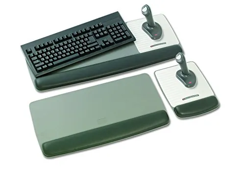 3M WR420LE — 3M GEL WRISTREST PLATFORM FOR KEYBOARD WR420LE WITH ANTI-MICROBIAL PRODUCT PROTE