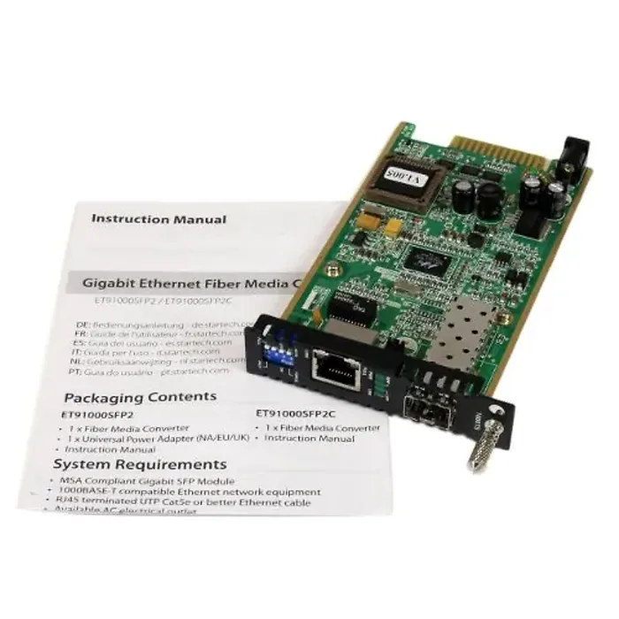 STARTECH-ET91000SFP2C