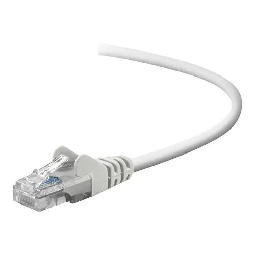 Belkin A3L791-03-WHT — PATCH CABLE - UNSHIELDED TWISTED PAIR (UTP) - MALE LEFT GENDER - MALE RIGHT GEND