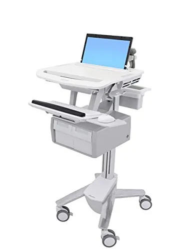 ERGOTRON SV43-11C0-0 - Ergotron Styleview Laptop Cart with Dual Storage Drawers