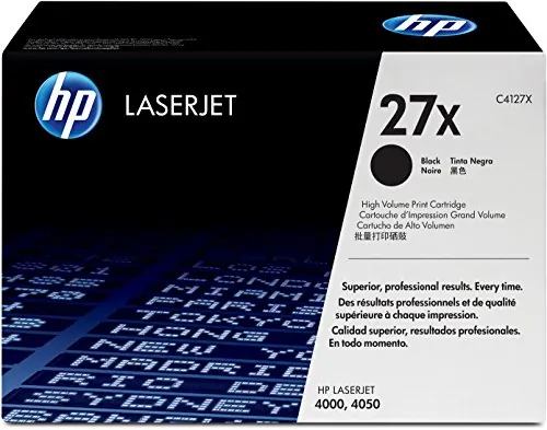 HP C4127X — HP C4127X Toner Cartridge for 4000/4050 Series LaserJet printers - 10000 Pages - Black