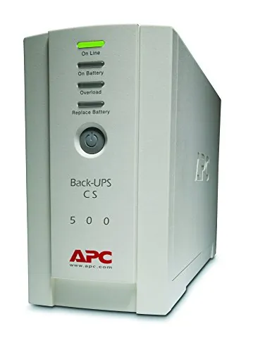 APC - Schneider Electric BK500EI — BACK-UPS CS - UPS - EXTERNAL - STANDBY - AC 230 V - 300 WATT / 500 VA - INTERFAC