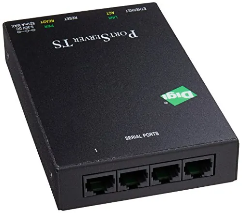Digi 70002045 — DIGI PORTSERVER TS 4 PORT RS-232 RJ-45 SERIAL TO ETHERNET DEVICE SERVER, 9-30VDC