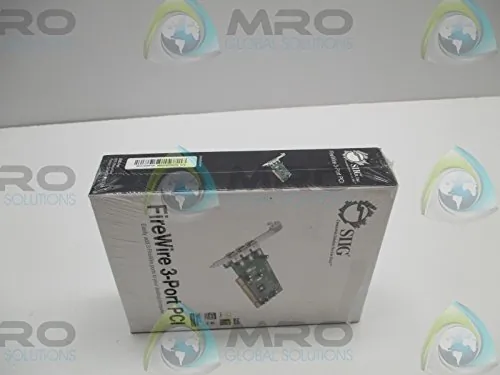 Siig NN-400012-S8 — CONNECTIVITY SIIG NN-400012-S8 3-PORT 1394 (FIREWIRE) PCI ADAPTER AUDIO SUPPORT
