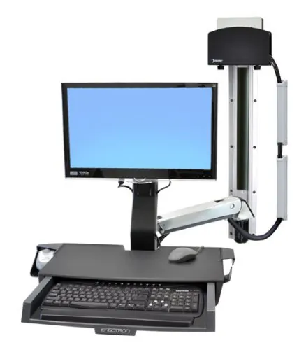 ERGOTRON 45-272-026 — SV COMBO ARM, WORKSURFACE, PRE-CONFIGURATION, SMALL CPU HOLDER