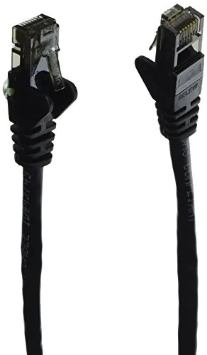 Belkin A3L980-04-BLK-S — BELKIN A3L980-04-BLK-S 4FT CAT6 SNAGLESS PATCH CABLE, UTP, BLACK PVC JACKET, 23A