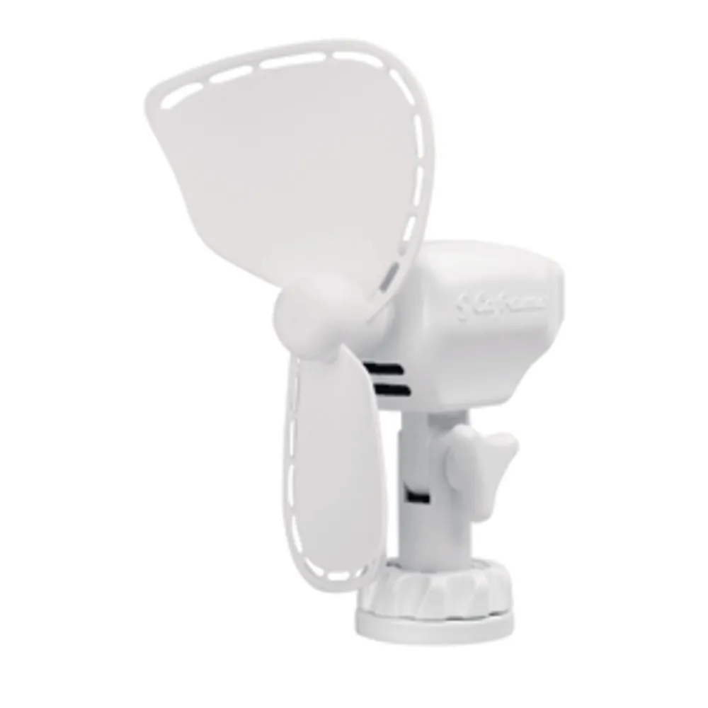 Caframo 757DCWBX — SEEKR by Caframo Ultimate 757 12V 2-Speed 7" Fan - Direct Wire - White