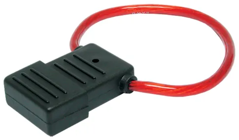 Nippon Labs CQ211M — 8 GA Fuse Holder with Wire - AudioPipe Max Power Connector