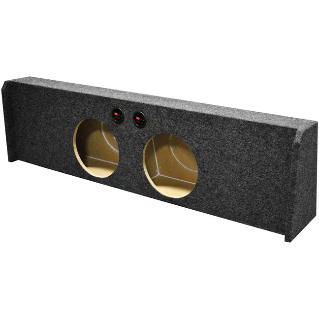 Qpower BQFORD122009DF — QPower Dual 12" Sealed Empty Woofer Enclosure-Ford '09-'22 F-150 Super Crew'17-'22 Ford F-250/350